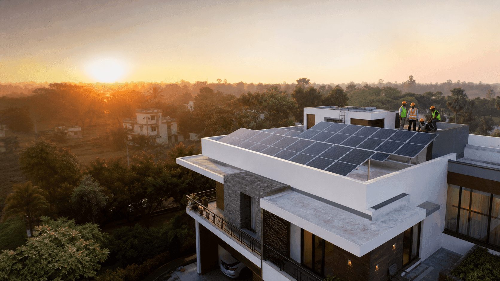 10 kW Elevated Residential Solar Superstructure